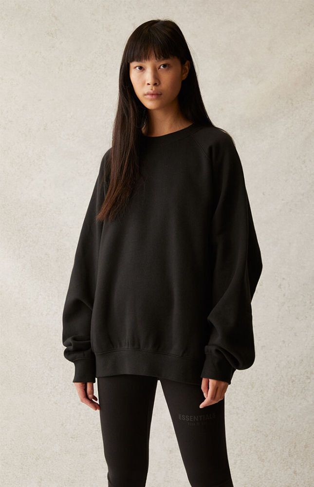 [Big & Tall for weights up to 220 lbs]1:1 quality version Front Solid-Color Back Silicone Letter Pullover Sweatshirt 5 colors 28529899
