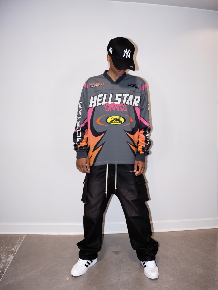 Sports Alphabet Print Mesh Long Sleeve T-Shirt 28531522