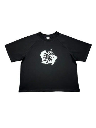 Openwork Pattern Printed Tee 2 colors 28531578