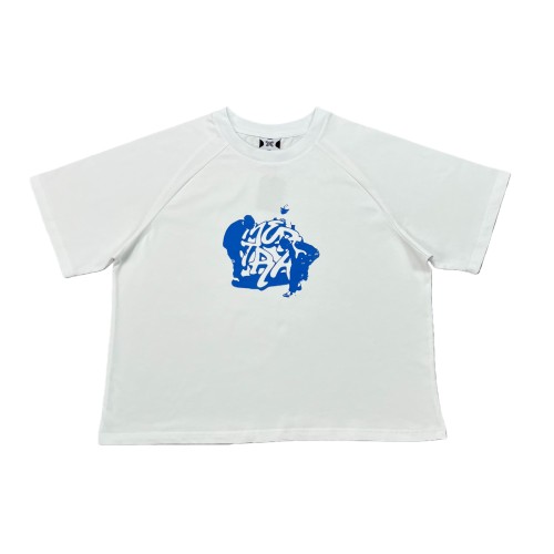 Openwork Pattern Printed Tee 2 colors 28531578