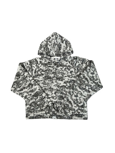 Full-Print Camo Zipper Hoodie 28548961