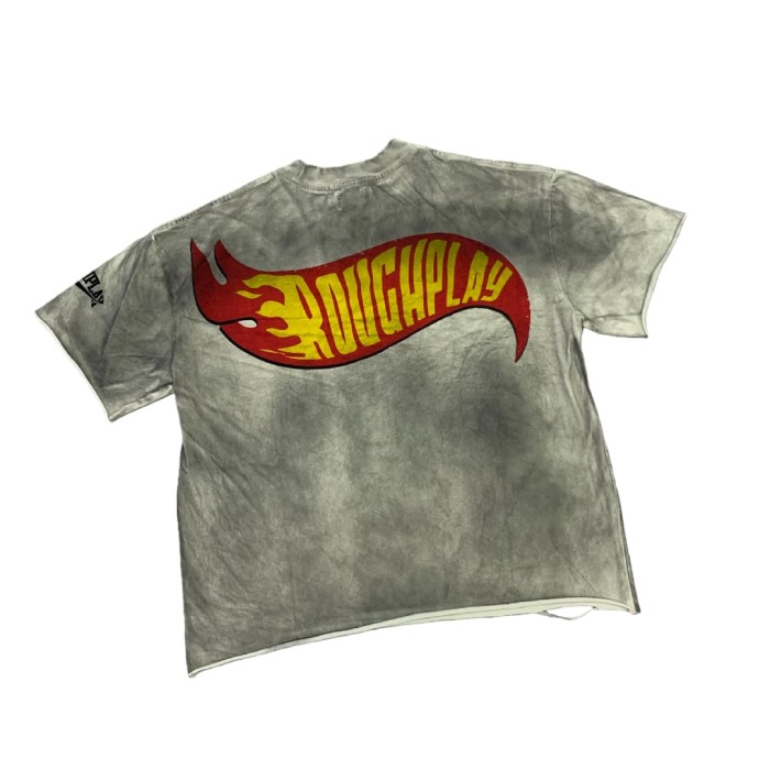 Huge Tire Four-wheel Drive Print Washed Version Tee 28572234