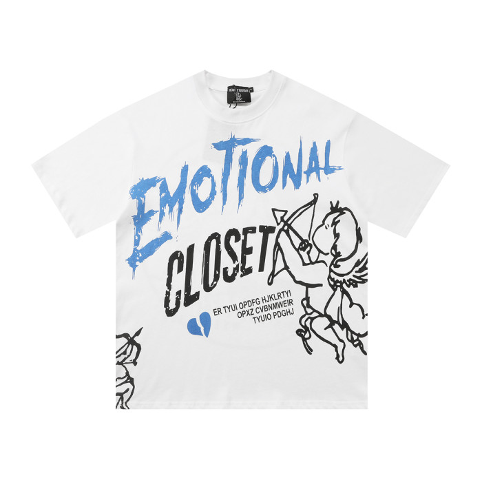 Slogan Angel Print Tee 2 colors 28572178