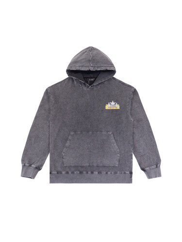 [Buy One Get One Free]Logo Print Distressed Washed Version Hoodie 28441779