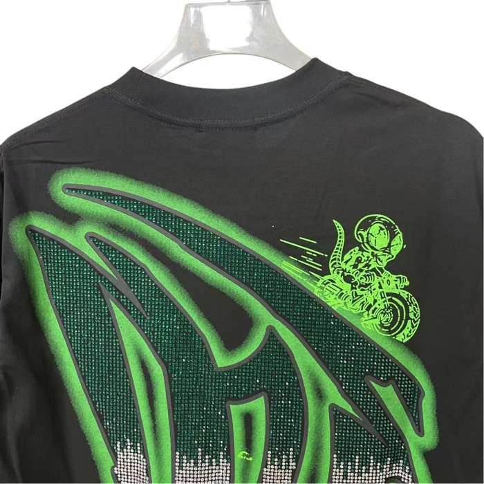 Goblin Rhinestone Letter Print Tee 28592930