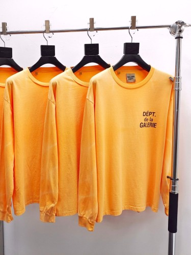 [Big & Tall for weights up to 260 lbs]1:1 quality version Orange Water Ripple Long Sleeve T-Shirt 28597868