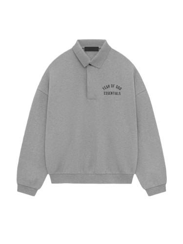 [Big & Tall for weights up to 220 lbs]1:1 quality version BACK TO SCHOOL Fleece Logo printed collar polo hoodie 2 colors  28434022