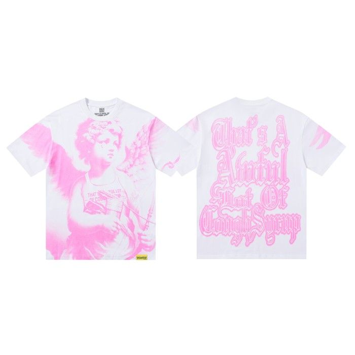 Pink Angel Print Tee 4 colors 28599022