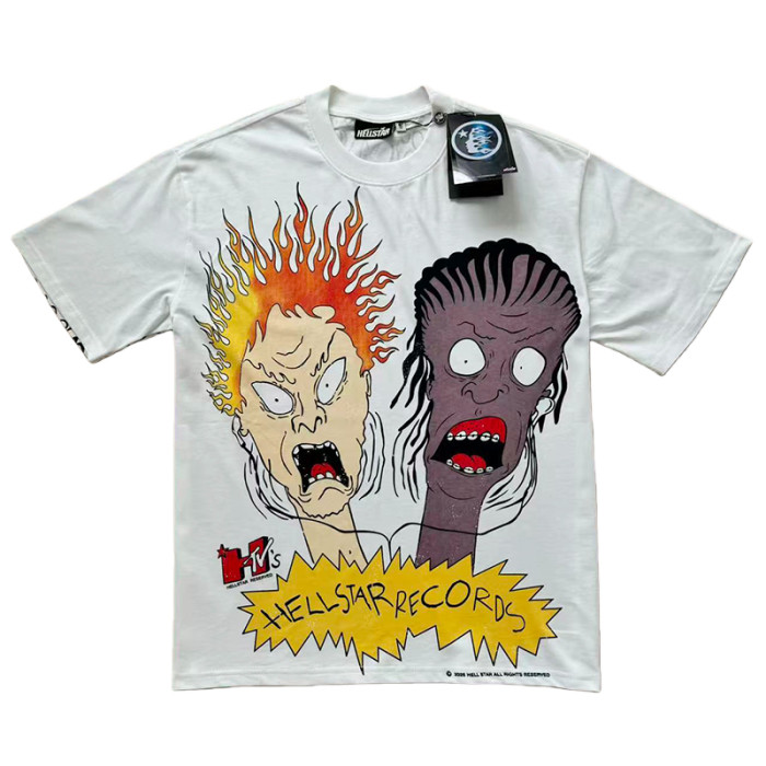 Cartoon-Style Print Tee 28602404