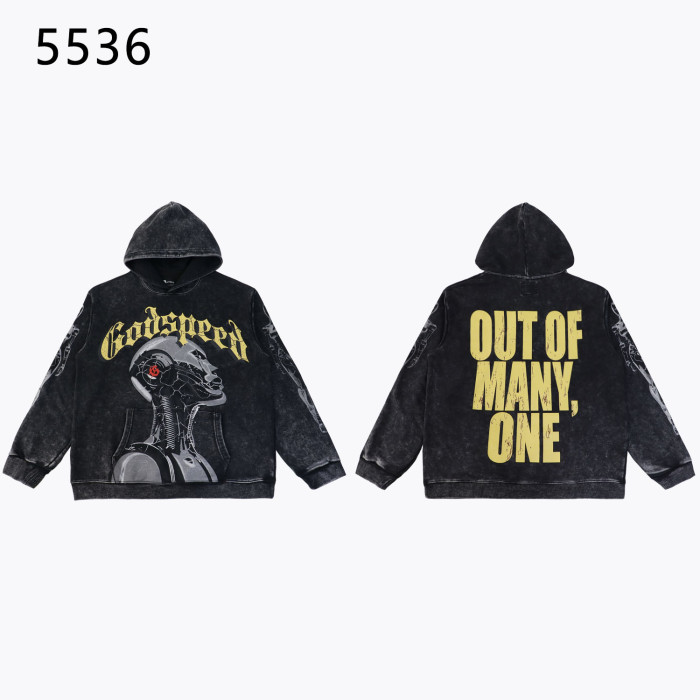 Fragment Robot Print Washed Version Hoodie 2 colors 28602413