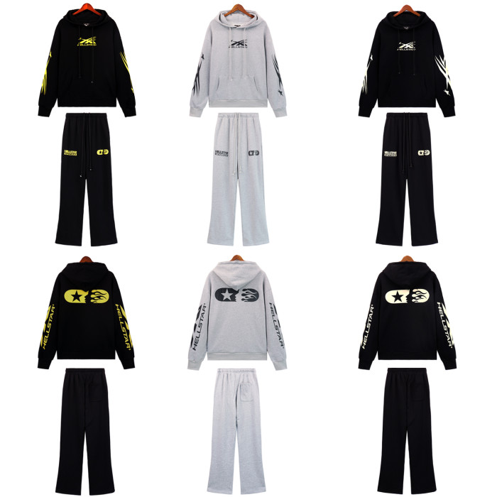 Logo Print Hoodie & pants set 3 colors 28602396