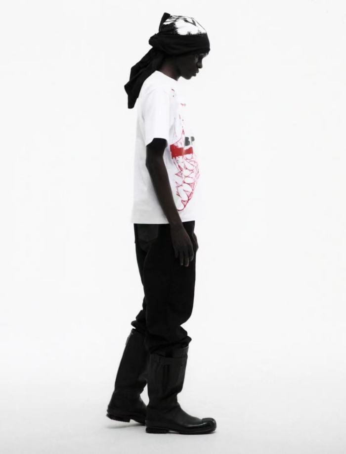 [Big & Tall for weights up to 220 lbs]1:1 quality version 28620254 Red Tree Trunk Print Tee 28620254