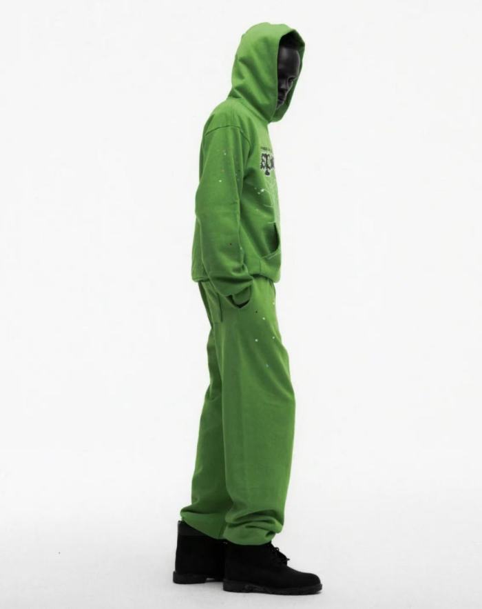 1:1 quality version Diamond Emerald green V2 Hoodie & Pants Set 28623278