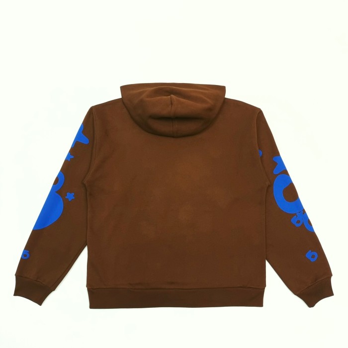 1:1 quality version Blue Star Print Hoodie & Pants Set 28623281