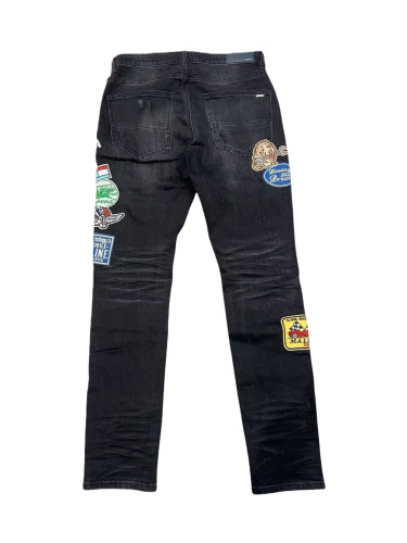 [Buy One Get One Free] 1:1 quality version Badge Patch Embroidered Jeans 28622976