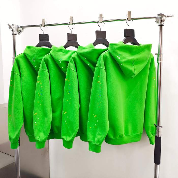 1:1 quality version Diamond Emerald green V2 Hoodie & Pants Set 28623278