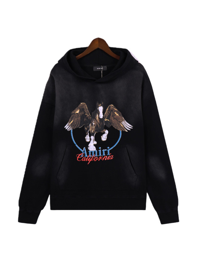 Pegasus Print Washed Version Hoodie 2 colors 28624560