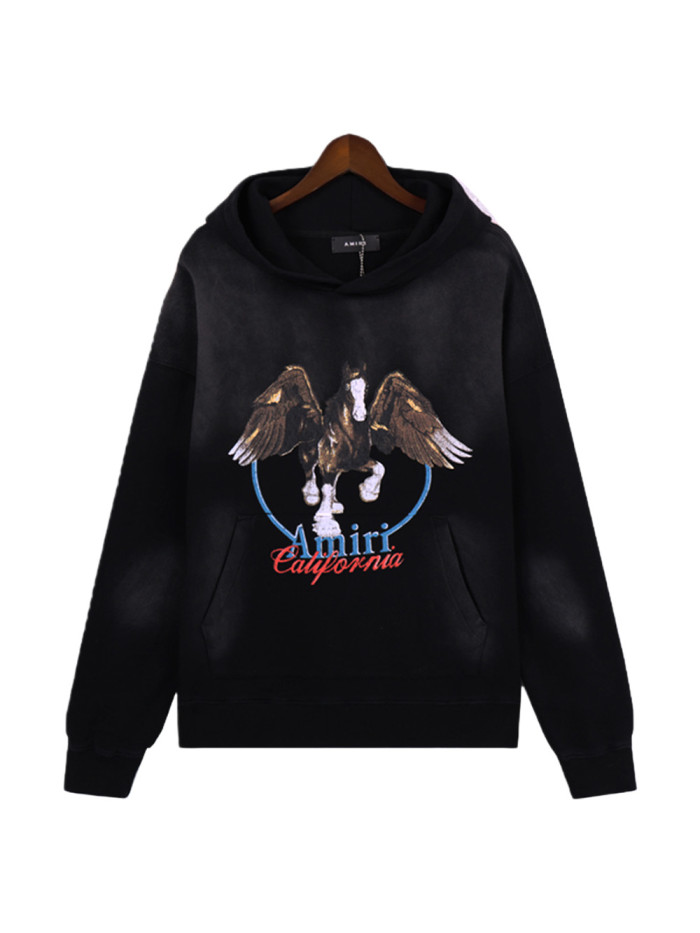 Pegasus Print Washed Version Hoodie 2 colors 28624560