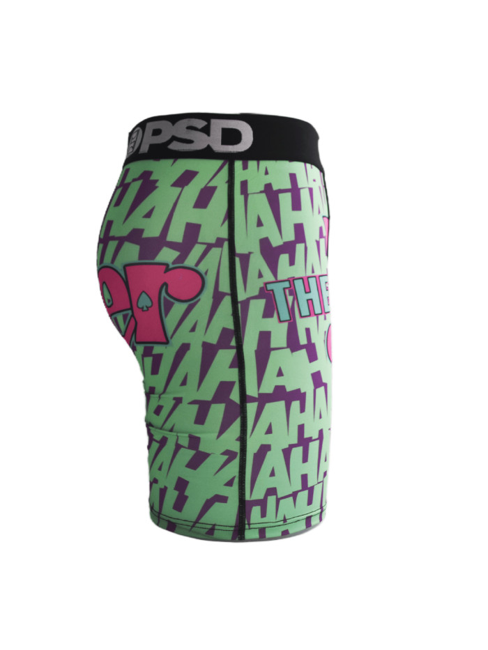 Green Maniacal Joker Print Boxer Briefs 28629045