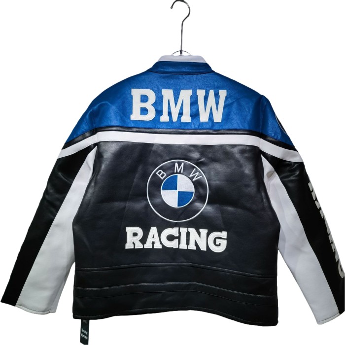 Patchwork Embroidery BMW Motorcycle Leather Jacket 28630929
