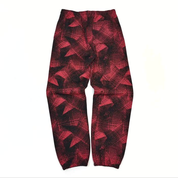 1:1 quality version Black Web Red Line Checkered Hoodie & Pants Set 28631071