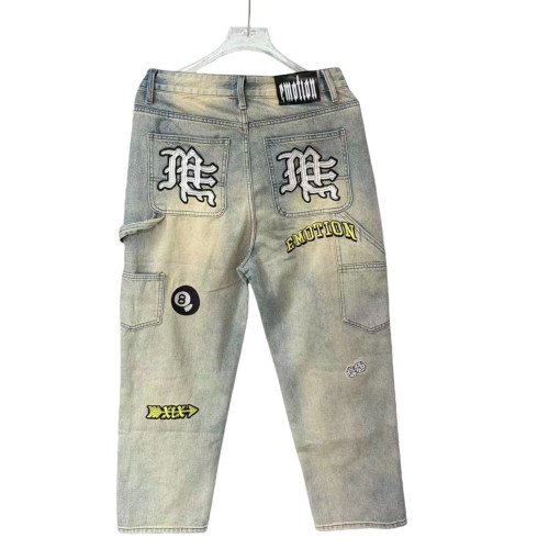 Patchwork Embroidered Denim Jeans 28632431