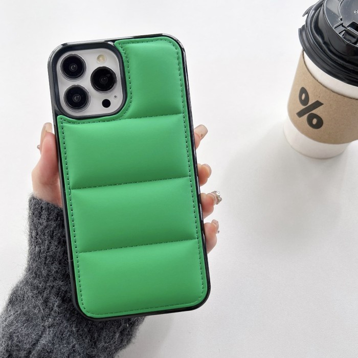 Down-filled Leather Feather Jacket Camouflage Ape Head iPhone Case 9 colors 28632446