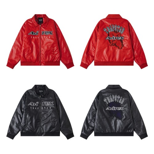 Avirex X TRAPSTAR Dragon Embroidery Leather Jacket 2 colors 28635784