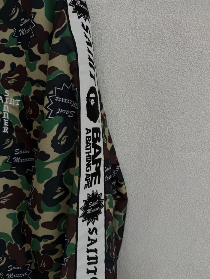 Camouflage Embroidered Jacket & Pants Set 28635665