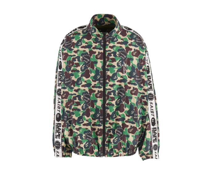 Camouflage Embroidered Jacket & Pants Set 28635665