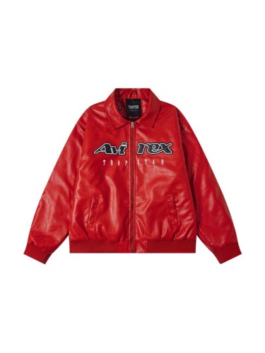 Avirex X TRAPSTAR Dragon Embroidery Leather Jacket 2 colors 28635784