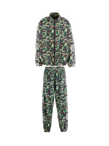 Camouflage Embroidered Jacket & Pants Set 28635665