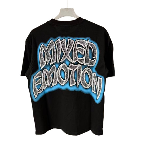 Portrait Print Rhinestone Letter Tee 28636677