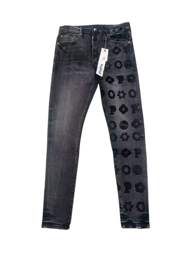 1:1 quality version Half-sided Patterned Jeans 28636651