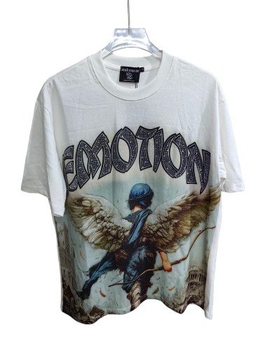 Arch Angel Print Rhinestone Letter Tee 28641973