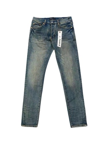1:1 quality version Vintage Distressed Scratch Denim Jeans 28642010