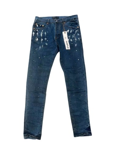 1:1 quality version Ink-splashing Painting Print Jeans 28642005