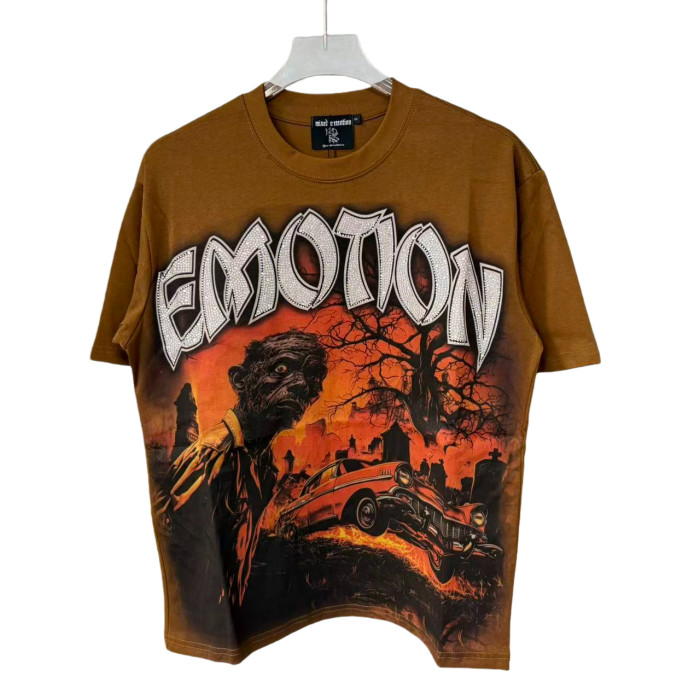 Apocalypse Escape Printed Rhinestone Tee 28641974