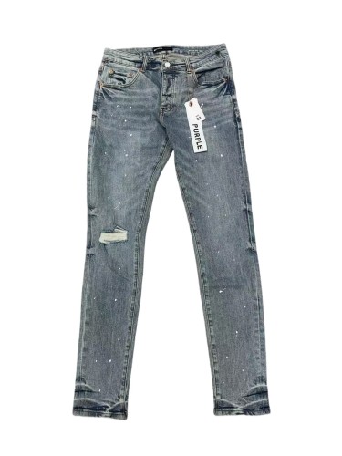 1:1 quality version Knee Hole Splatter Jeans 28648674