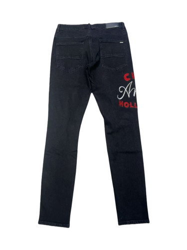 [Buy One Get One Free]1:1 quality version Embroidered Letter Jeans 28653948