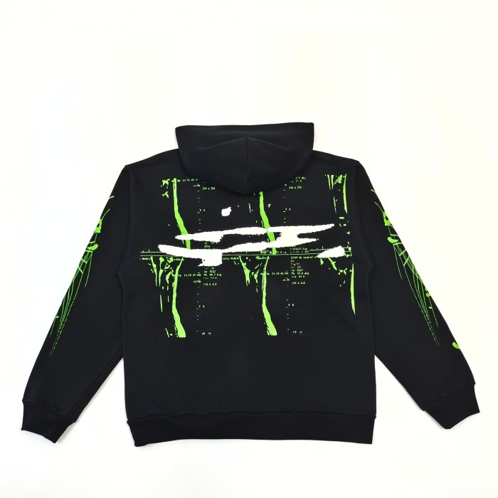 1:1 quality version Ray Doodle Print Hoodie & Pants Set 2 colors 28656046