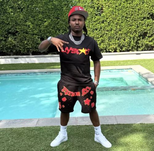 [Buy One Get One Free] 1:1 quality version Yellow-Bordered Letter Print Hoodie 28658094