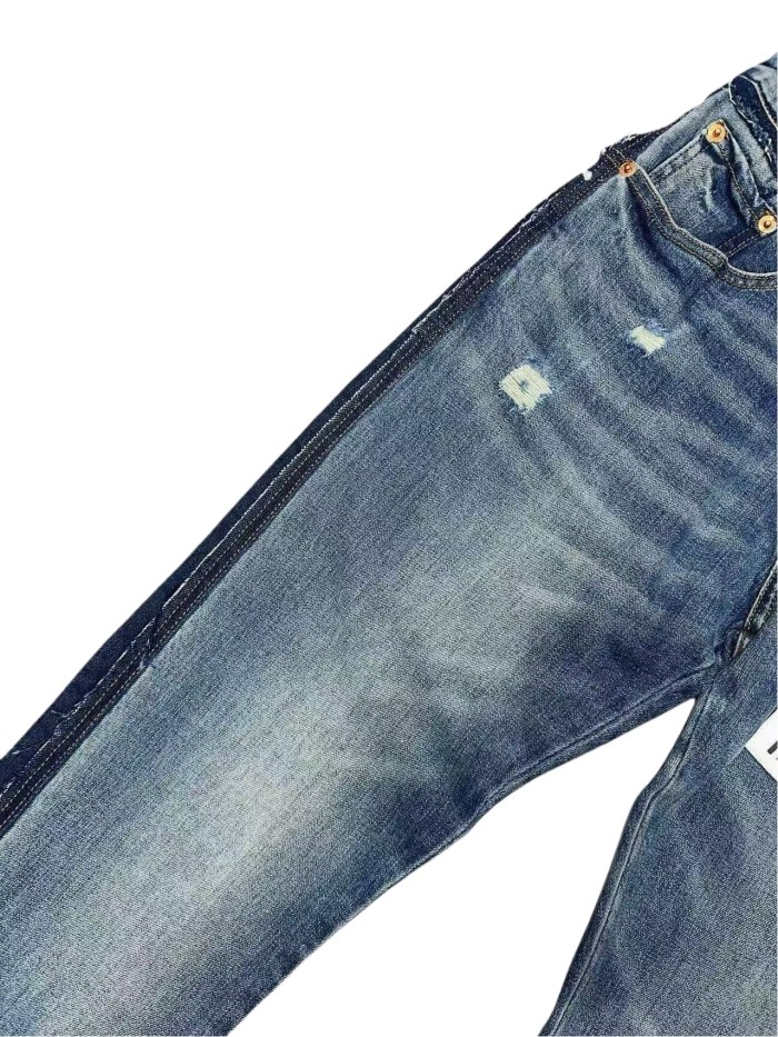 1:1 quality version Side Black Bar Small Wear Jeans 28658086