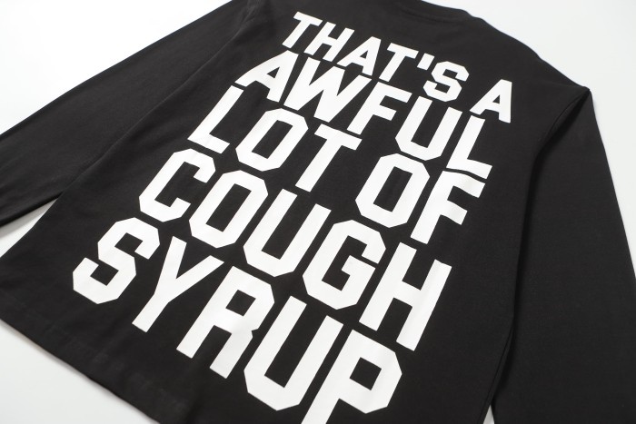 Classic Color-Blocked Slogan Print Long Sleeve T-Shirt 2 colors 28659528