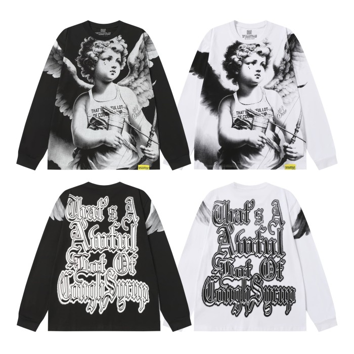 Archangel Print Long Sleeve T-Shirt 2 colors 28659524