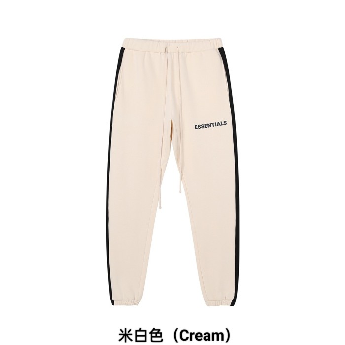 [Big & Tall for weights up to 220 lbs]1:1 quality version Color-Blocked Side-Striped Printed Letter Sweatpants 3 colors 28659510