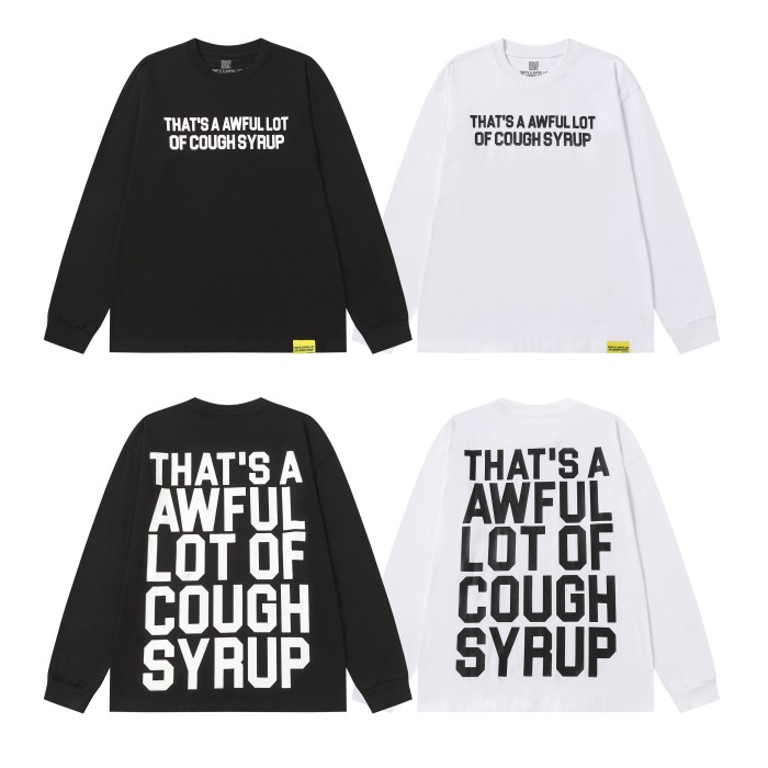 Classic Color-Blocked Slogan Print Long Sleeve T-Shirt 2 colors 28659528