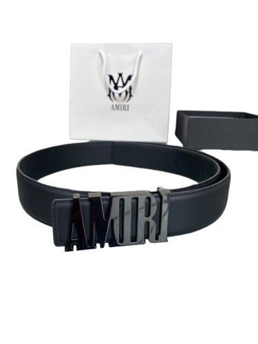 1:1 quality version Black Alphabet Buckle Belt 【Width 3.8 cm】28659977