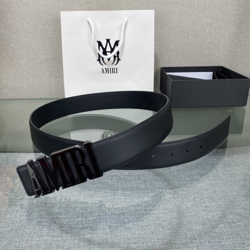 1:1 quality version Black Alphabet Buckle Belt 【Width 3.8 cm】28659977
