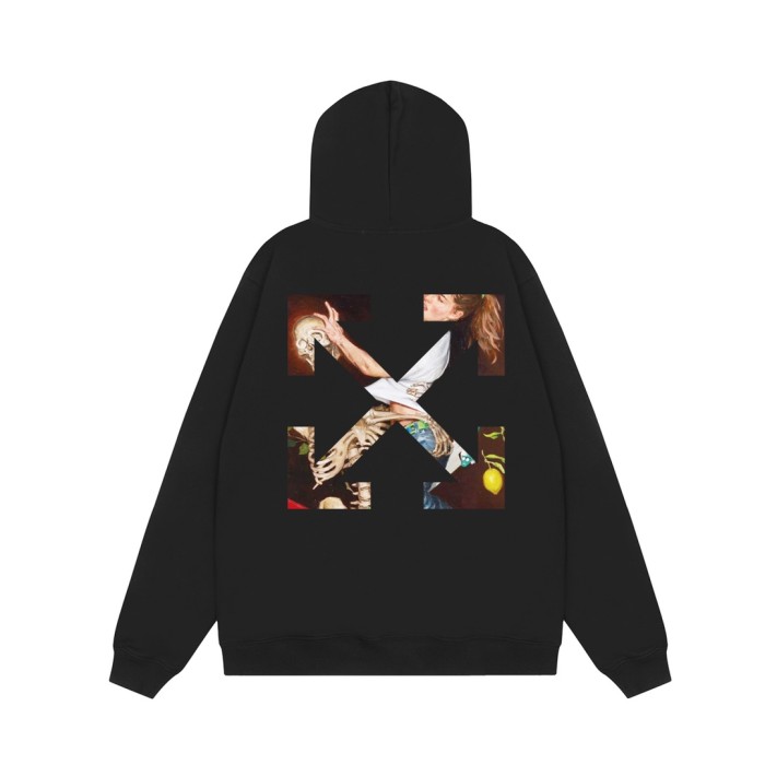 [buy more save more] Oil Painting Arrow Print hoodie 2 colors